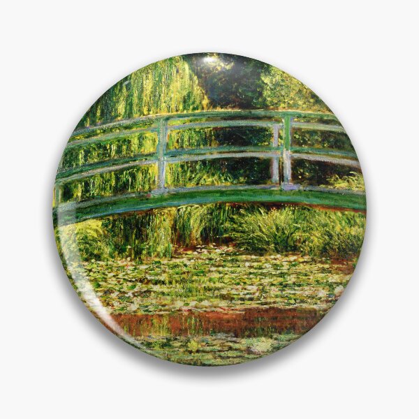 Item preview, The Japanese Footbridge and the Water Lily Pool, Giverny - by Claude Monet - digital enhancement designed and sold by NickoPrints.