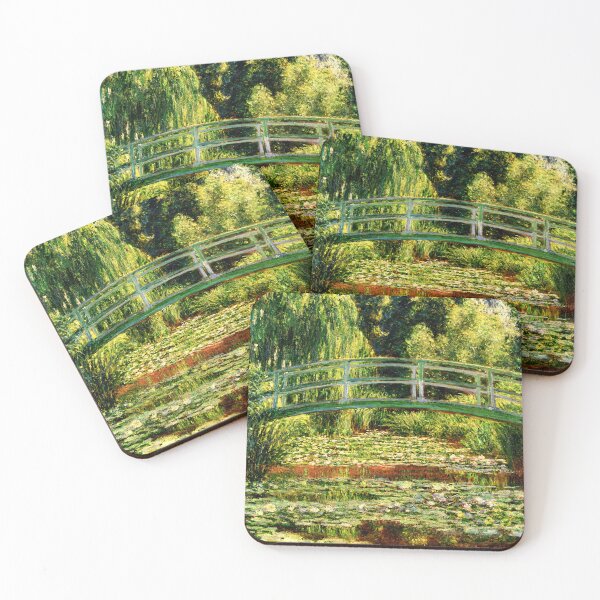 Item preview, The Japanese Footbridge and the Water Lily Pool, Giverny - by Claude Monet - digital enhancement designed and sold by NickoPrints.