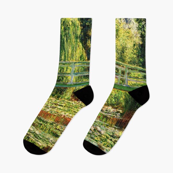 Item preview, The Japanese Footbridge and the Water Lily Pool, Giverny - by Claude Monet - digital enhancement designed and sold by NickoPrints.