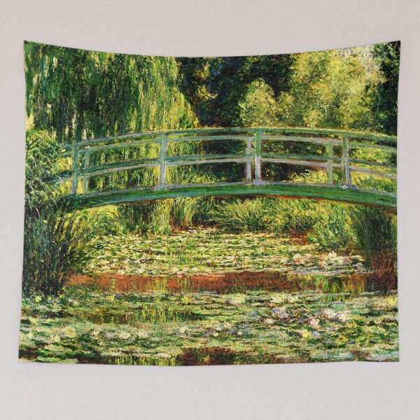Item preview, The Japanese Footbridge and the Water Lily Pool, Giverny - by Claude Monet - digital enhancement designed and sold by NickoPrints.