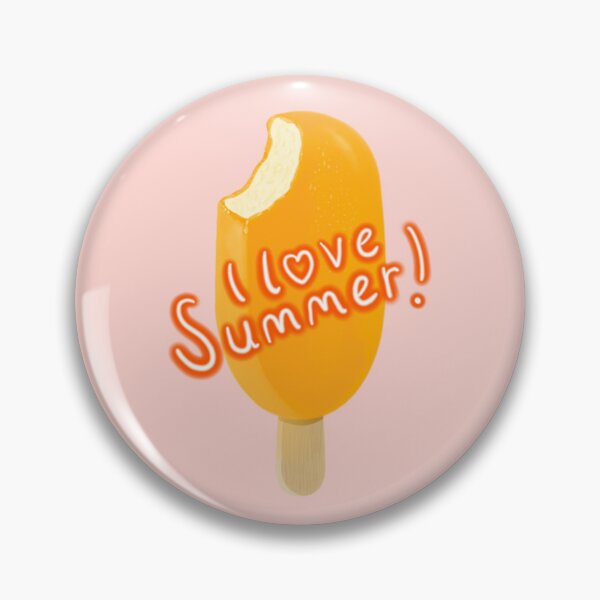 Item preview, I love Summer! ice lolly, pink.  designed and sold by Bumpulous.