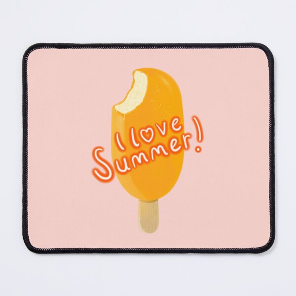 Item preview, I love Summer! ice lolly, pink.  designed and sold by Bumpulous.