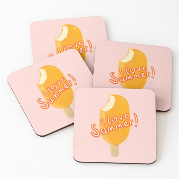 Item preview, I love Summer! ice lolly, pink.  designed and sold by Bumpulous.