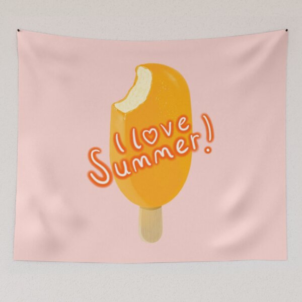 Item preview, I love Summer! ice lolly, pink.  designed and sold by Bumpulous.