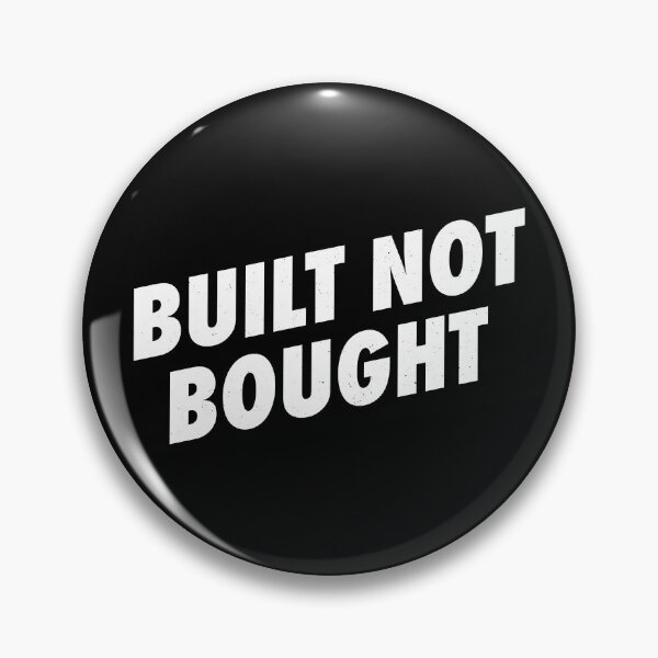 Item preview, Built Not Bought - Gym Motivation designed and sold by TeeMonsters.