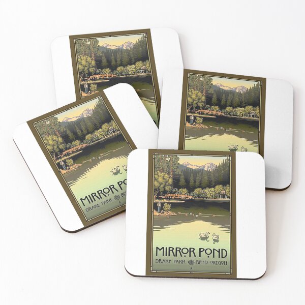 Item preview, Northwest Art Mall Mirror Pond in Drake Park Bend Oregon  designed and sold by rosendopand.