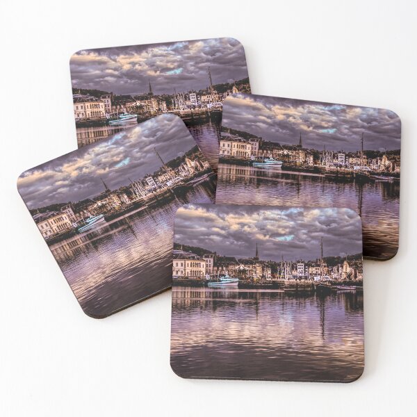 Item preview, Honfleur Harbor Sunset designed and sold by nbrandsberg.