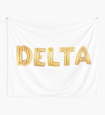 Gold Balloon Delta Wall Tapestry