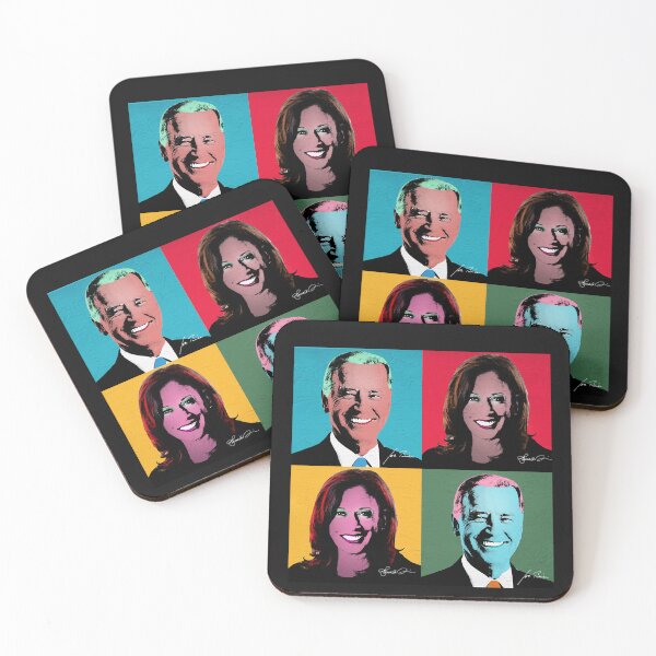 Item preview, BIDEN HARRIS Pop Art Portrait designed and sold by Scarlettreid.