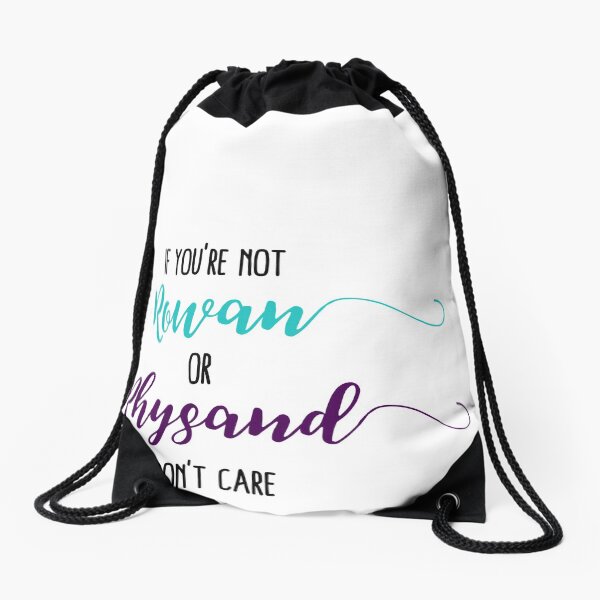 Rowan and Rhysand Love Drawstring Bag