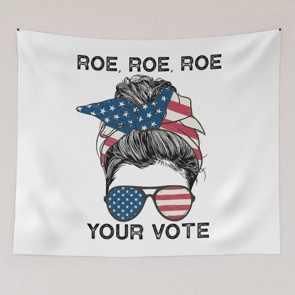 Item preview, Roe Your Vote Messy Bun US Flag designed and sold by HelgaSchwarz.