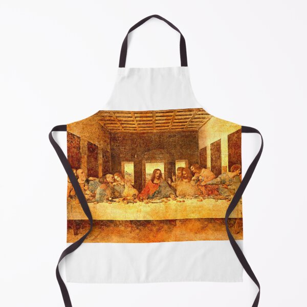 Item preview, The Last Supper by Leonardo da Vinci blended on old paper designed and sold by NickoPrints.