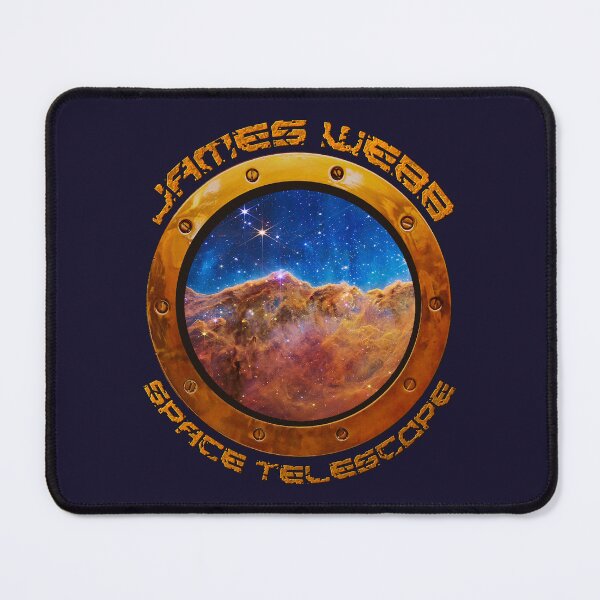 Item preview, JWST Space Telescope Carina Nebula (first images) [brass] designed and sold by SolidEarthArt.
