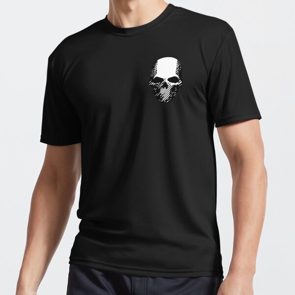 Tom Clancy s Ghost Recon Skull design Active T Shirt for Sale by David turm Redbubble