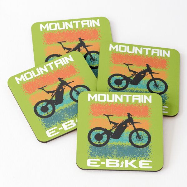 Item preview, Funny Mountain E-Bike Rider Electric Power Bikes designed and sold by CharJens.