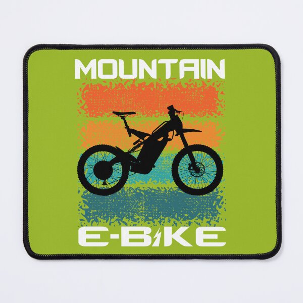 Item preview, Funny Mountain E-Bike Rider Electric Power Bikes designed and sold by CharJens.