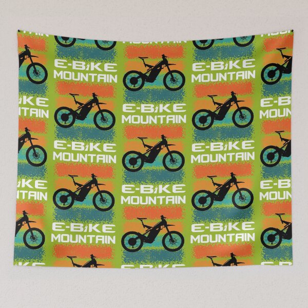 Item preview, Funny Mountain E-Bike Rider Electric Power Bikes designed and sold by CharJens.