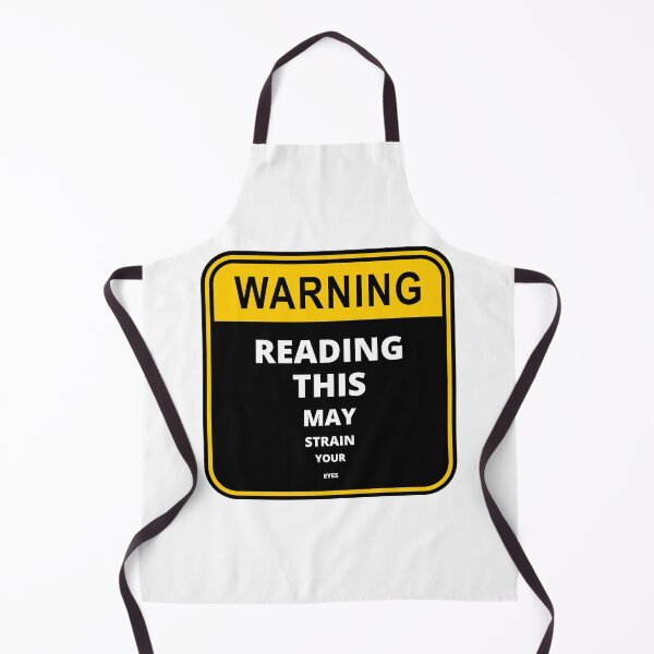 Item preview, WARNING Reading This May Strain Your Eyes designed and sold by peacefulcreator.