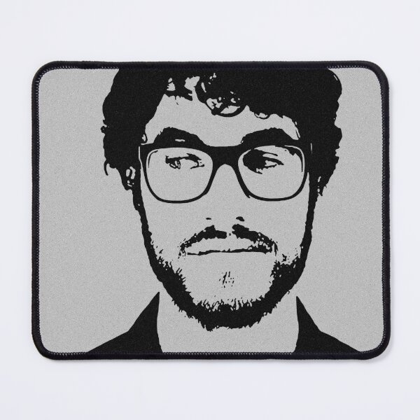 Item preview, Darren with beard and glasses designed and sold by byebyesally.