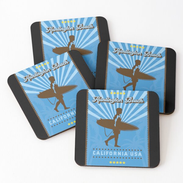 Item preview, Huntington Beach Retro Surfer designed and sold by LanikaiBeach.