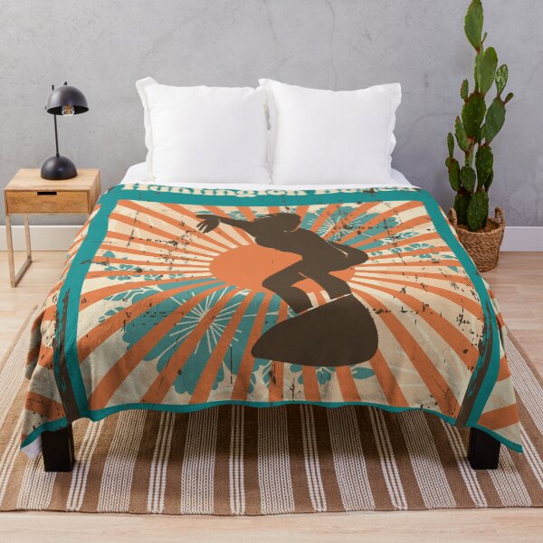 Item preview, Huntington Beach Retro Surfer Girl designed and sold by LanikaiBeach.