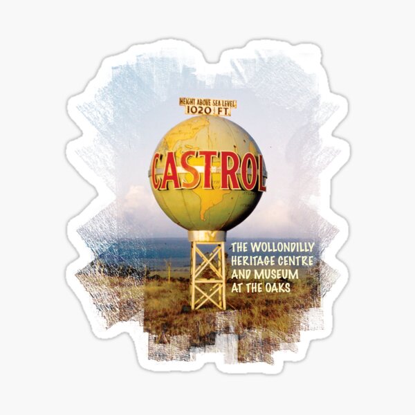 The Castrol Globe Sticker