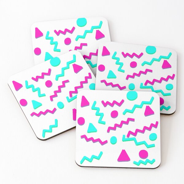 Item preview, Blue pink 90s pattern designed and sold by ArtSCPdesign.