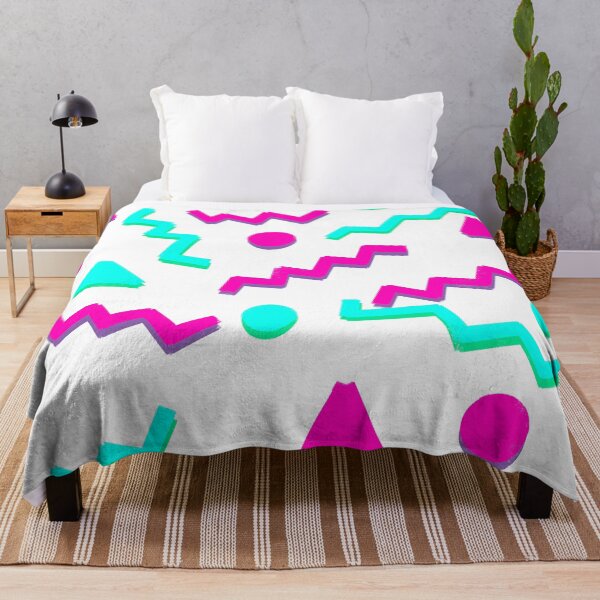 Item preview, Blue pink 90s pattern designed and sold by ArtSCPdesign.