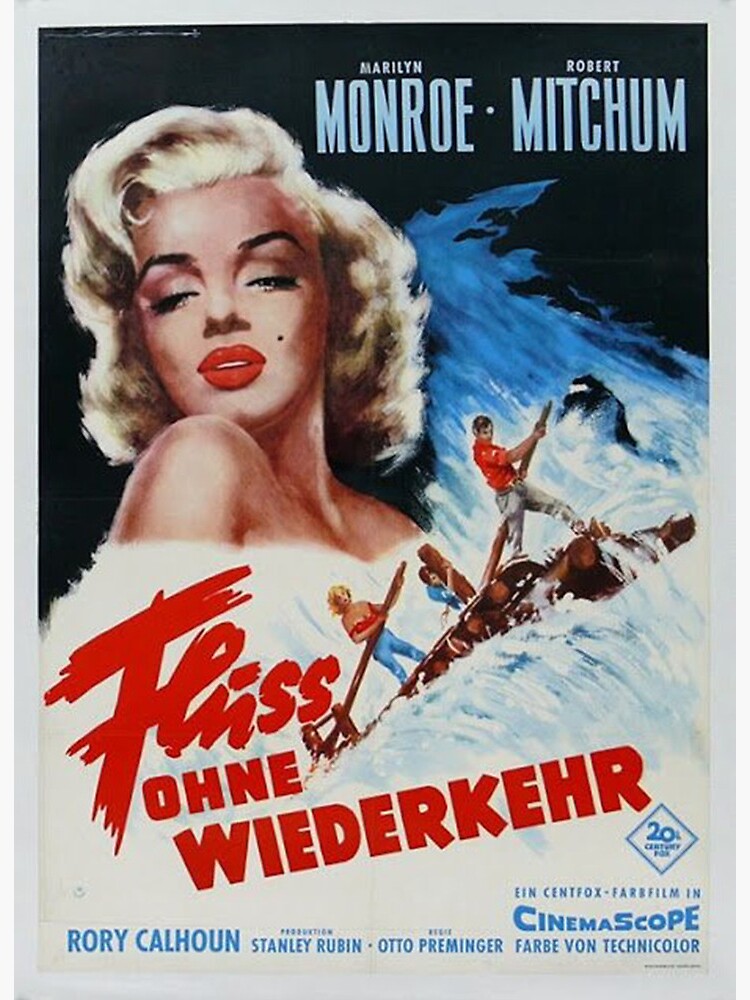 Marilyn Monroe Movie Posters - Marilyn Monroe Italian movie poster River of  No Return