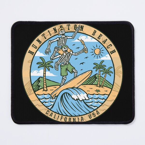 Item preview, Huntington Beach Skeleton Bros designed and sold by LanikaiBeach.
