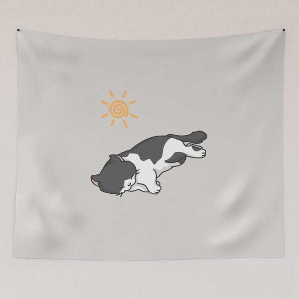 Item preview, Cat Enjoying the Sunbath designed and sold by dzakiyaatifa.