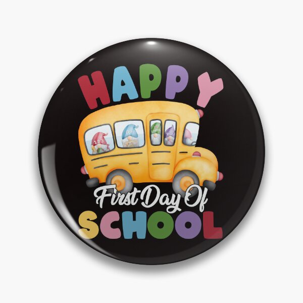 Item preview, Happy first day of school Gnome Bus Back To School designed and sold by Buyeseoshop.
