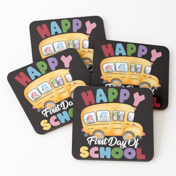 Item preview, Happy first day of school Gnome Bus Back To School designed and sold by Buyeseoshop.