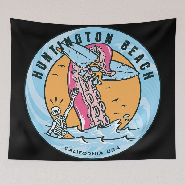 Item preview, Huntington Beach Tentacle Surfboard  designed and sold by LanikaiBeach.