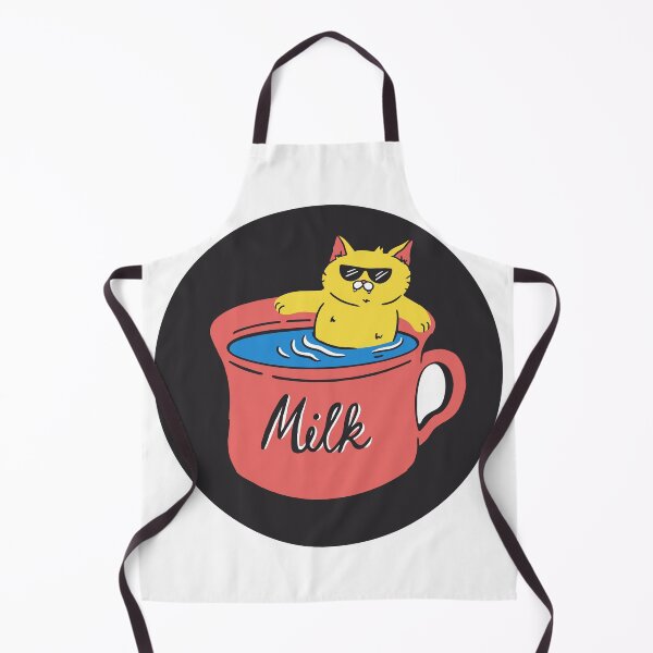 Item preview, Cat and Milk designed and sold by JequiPrint.