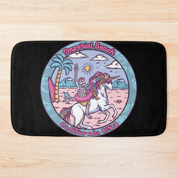 Item preview, Imperial Beach Skeleton Unicorn designed and sold by LanikaiBeach.