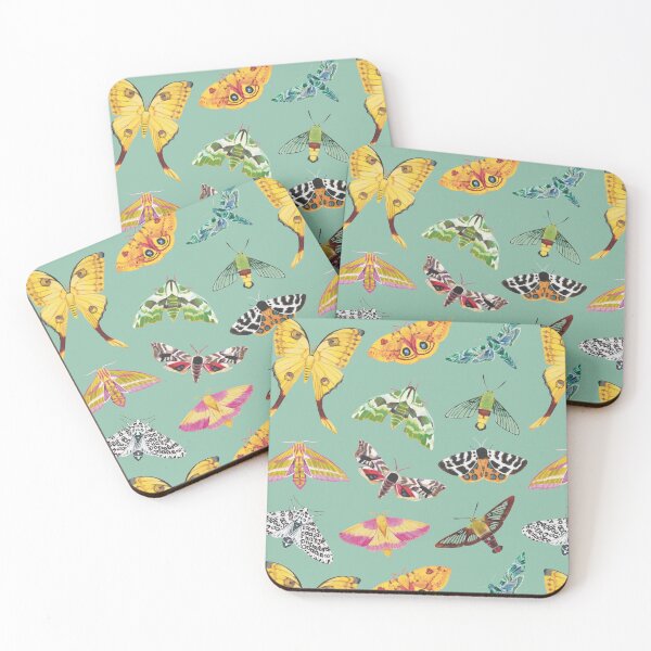 Item preview, Big Mint Moth Pattern designed and sold by wedew3.