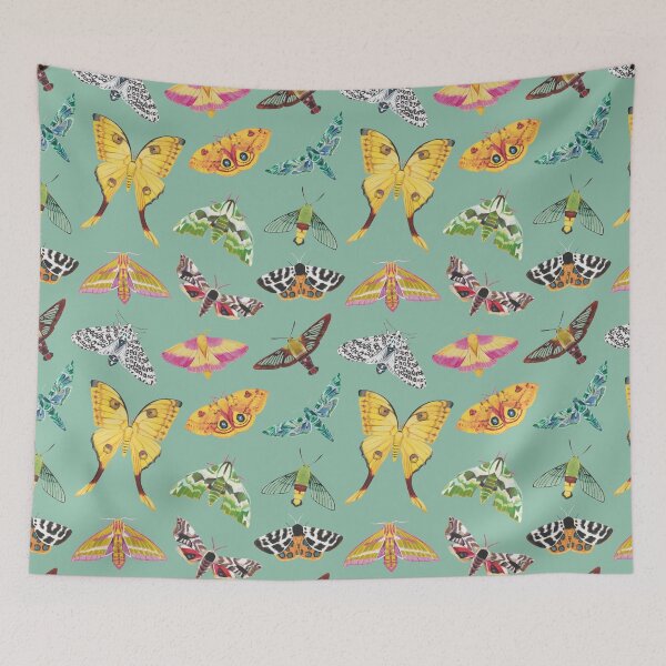 Item preview, Big Mint Moth Pattern designed and sold by wedew3.