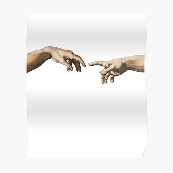 Creation of Adam Poster