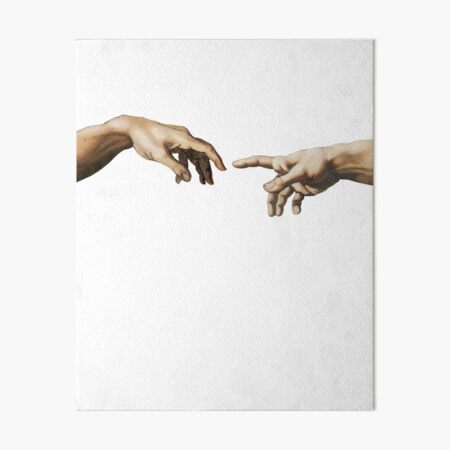 Creation of Adam Art Board Print