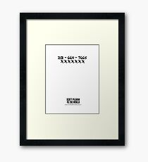 The League of Evil Exes Framed Print