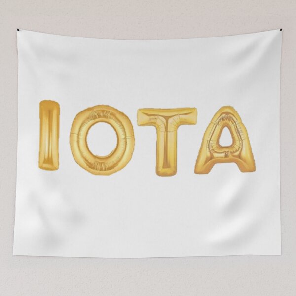 Item preview, Gold Balloon Iota designed and sold by greekgoddess.