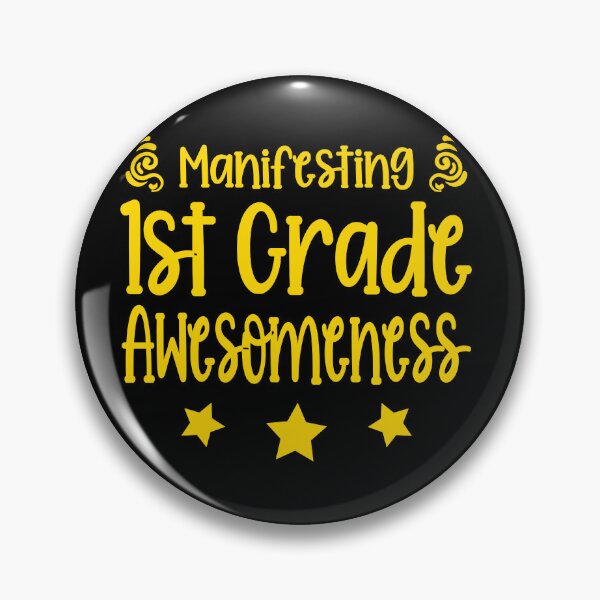Item preview, First Grade Awesome Inspirational Teacher 1st Grade Future World Creators Gold Classroom Back to School First Day Awesomeness designed and sold by AstralRadiance.
