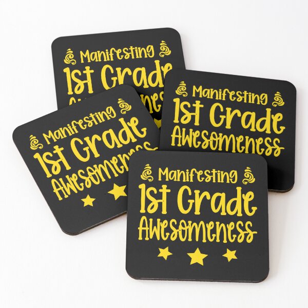 Item preview, First Grade Awesome Inspirational Teacher 1st Grade Future World Creators Gold Classroom Back to School First Day Awesomeness designed and sold by AstralRadiance.