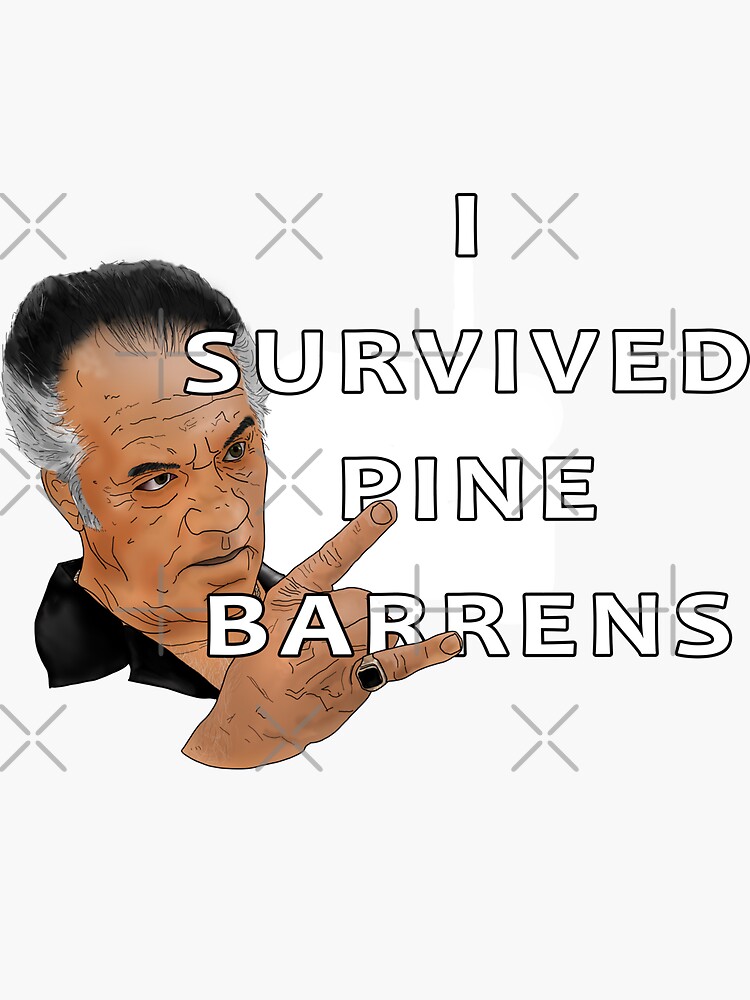 "Paulie Walnuts I Survived Pine Barrens" Sticker for Sale by