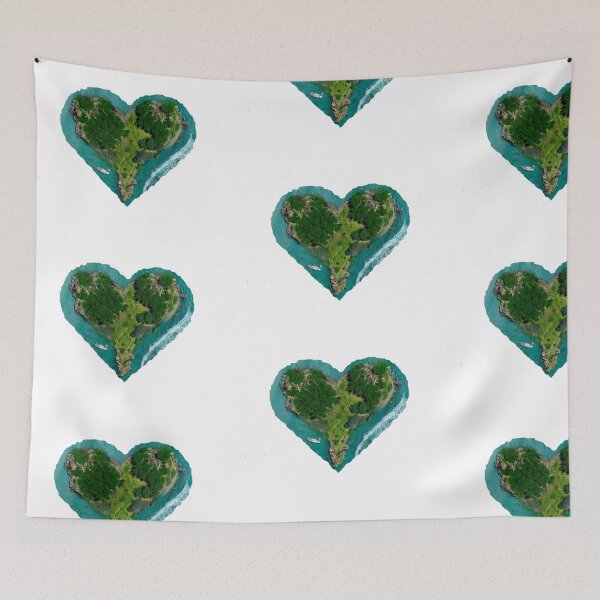 Item preview, Heart shaped island designed and sold by kasha-shadow.