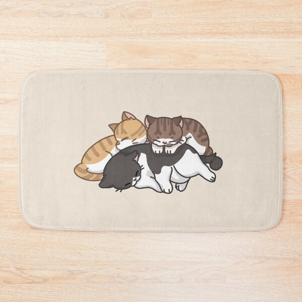Item preview, Cats Cuddling and Sleeping Together designed and sold by dzakiyaatifa.