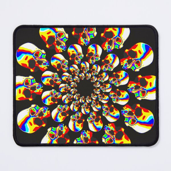 Item preview, fyah skull mandala designed and sold by silvercordchop.