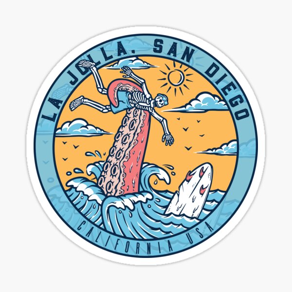 Aperçu de l'œuvre Tentacule de squelette de La Jolla San Diego créée et vendue par LanikaiBeach.