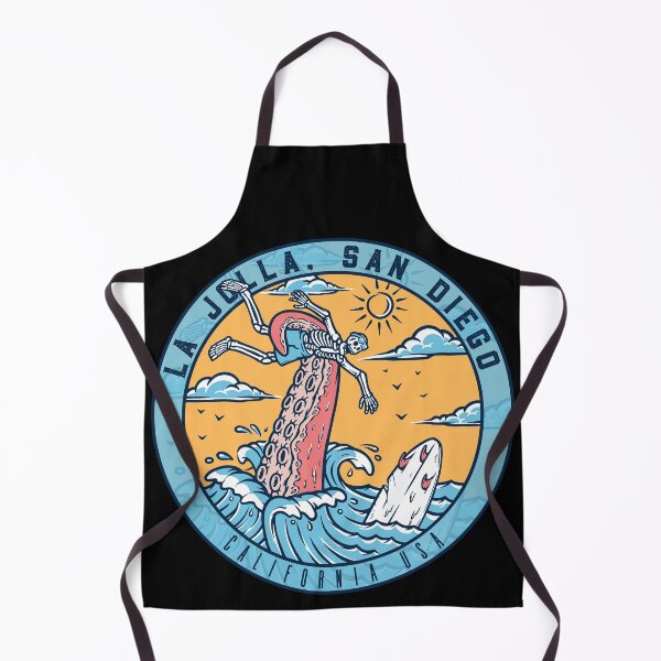 Item preview, La Jolla San Diego Skeleton Tentacle designed and sold by LanikaiBeach.